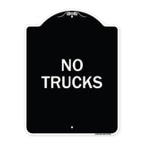Truck Sign No Trucks