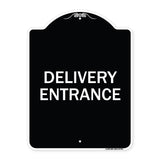 Traffic Entrance Sign Delivery Entrance