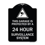 This Garage Is Protected by A 24 Hour Surveillance System