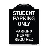 Student Parking Only Parking Permit Required