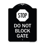 Stop Do Not Block Gate