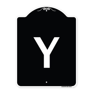 Sign with Letter Y