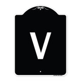 Sign with Letter V