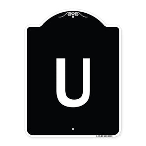 Sign with Letter U