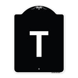 Sign with Letter T