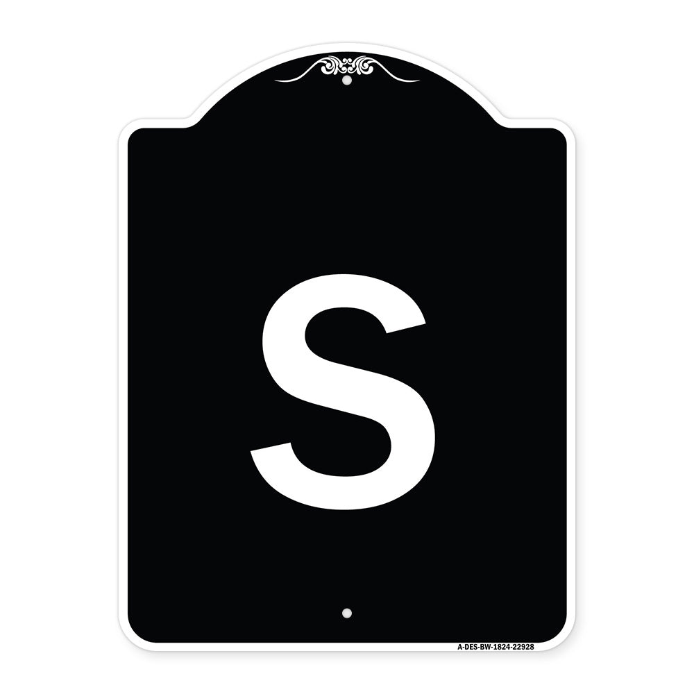 Sign with Letter S