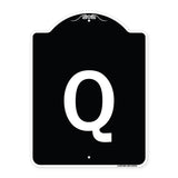 Sign with Letter Q