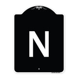 Sign with Letter N