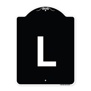 Sign with Letter L
