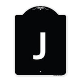 Sign with Letter J