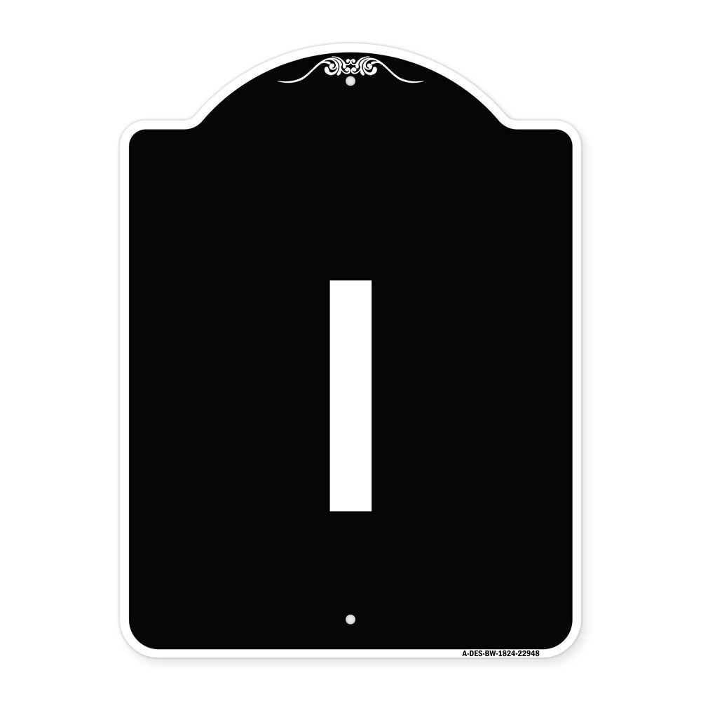 Sign with Letter I