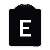 Sign with Letter E