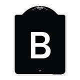 Sign with Letter B