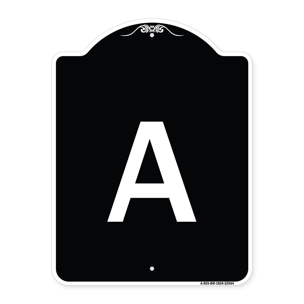 Sign with Letter A