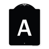 Sign with Letter A