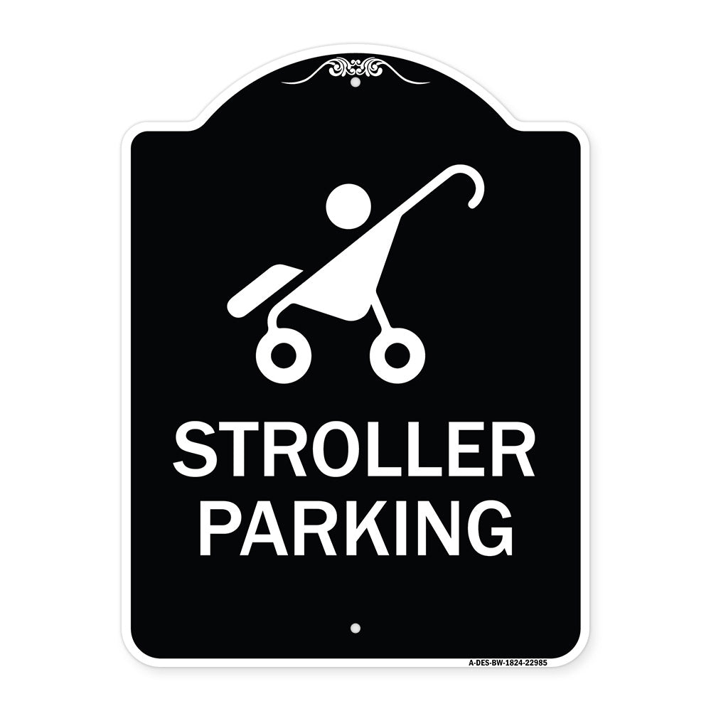 Reserved Stroller Parking (With Graphic)