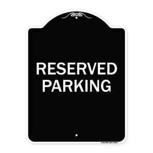 Reserved Parking Bright Yellow