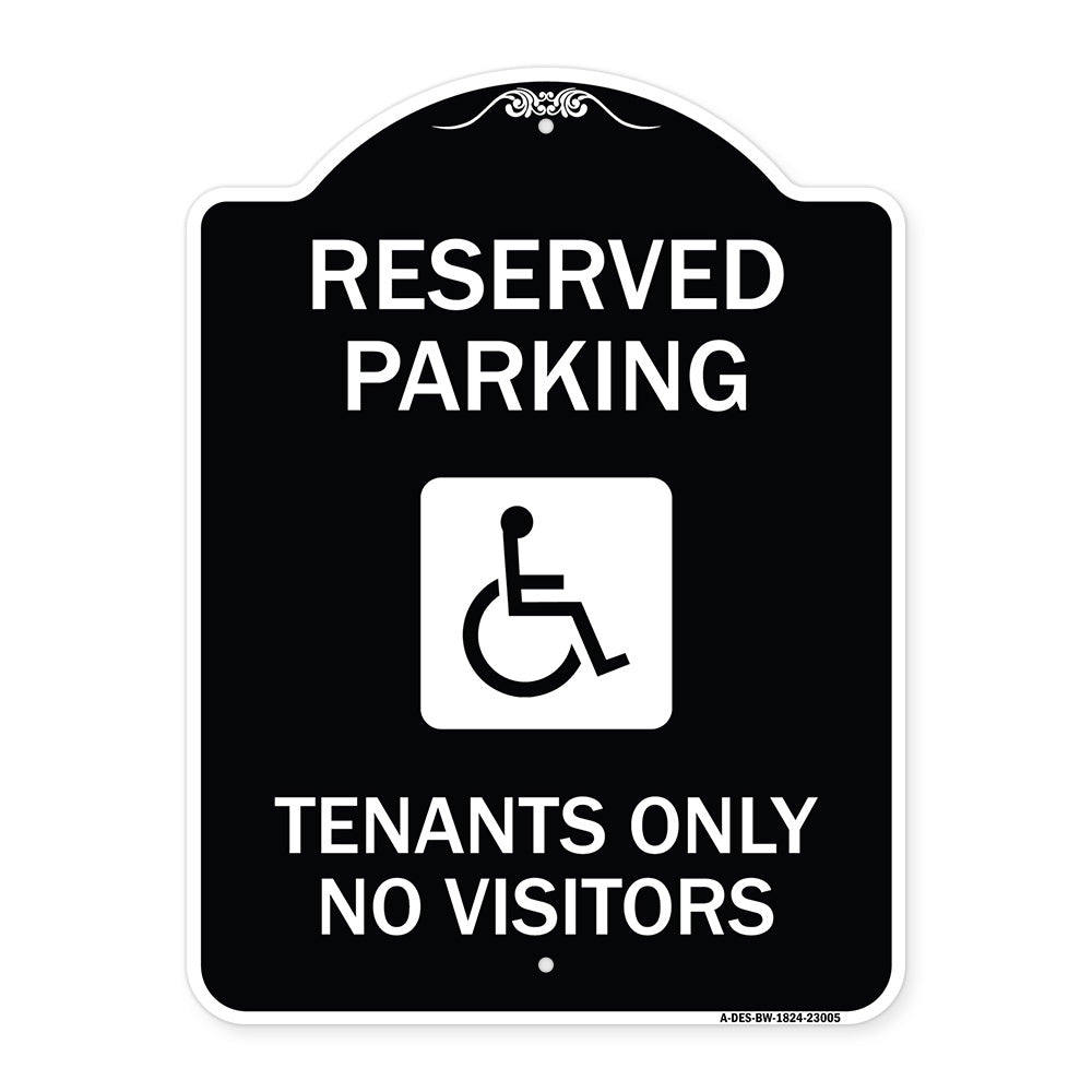 Reserved Parking Tenants Only No Visitors (With Graphic)