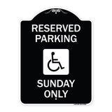 Reserved Parking Sunday Only (With Graphic