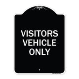 Reserved Parking Sign Visitor Vehicles Only