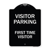 Reserved Parking Sign Visitor Parking First Time Visitor