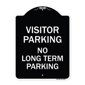 Reserved Parking Sign Visitor Parking No Long-Term Parking