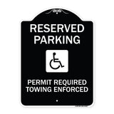 Reserved Parking Permit Required Towing Enforced (With Graphic)