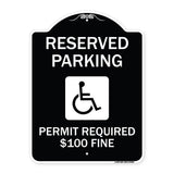 Reserved Parking Permit Required $100 Fine