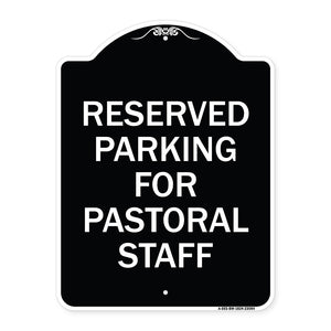 Reserved Parking for Pastoral Staff