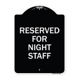 Reserved Parking for Night Staff