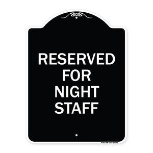 Reserved Parking for Night Staff