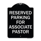 Reserved Parking for Associate Pastor