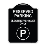 Reserved Parking - Electric Vehicles Only (With Parking Symbol)