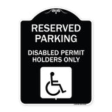 Reserved Parking - Disabled Permit Holders Only (With Updated Access Symbol)