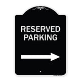 Reserved Parking (Right Arrow)