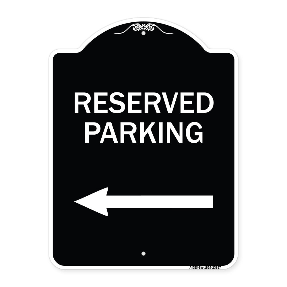 Reserved Parking (Left Arrow)