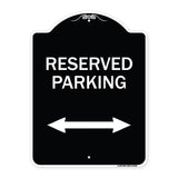 Reserved Parking (Arrow Pointing Left and Right)
