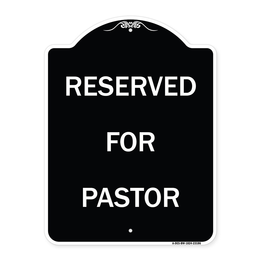 Reserved for Pastor
