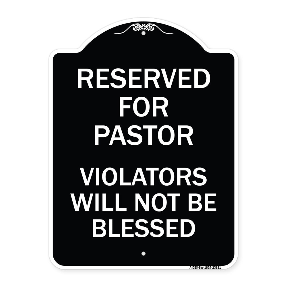 Reserved for Pastor Violators Will Not Be Blessed