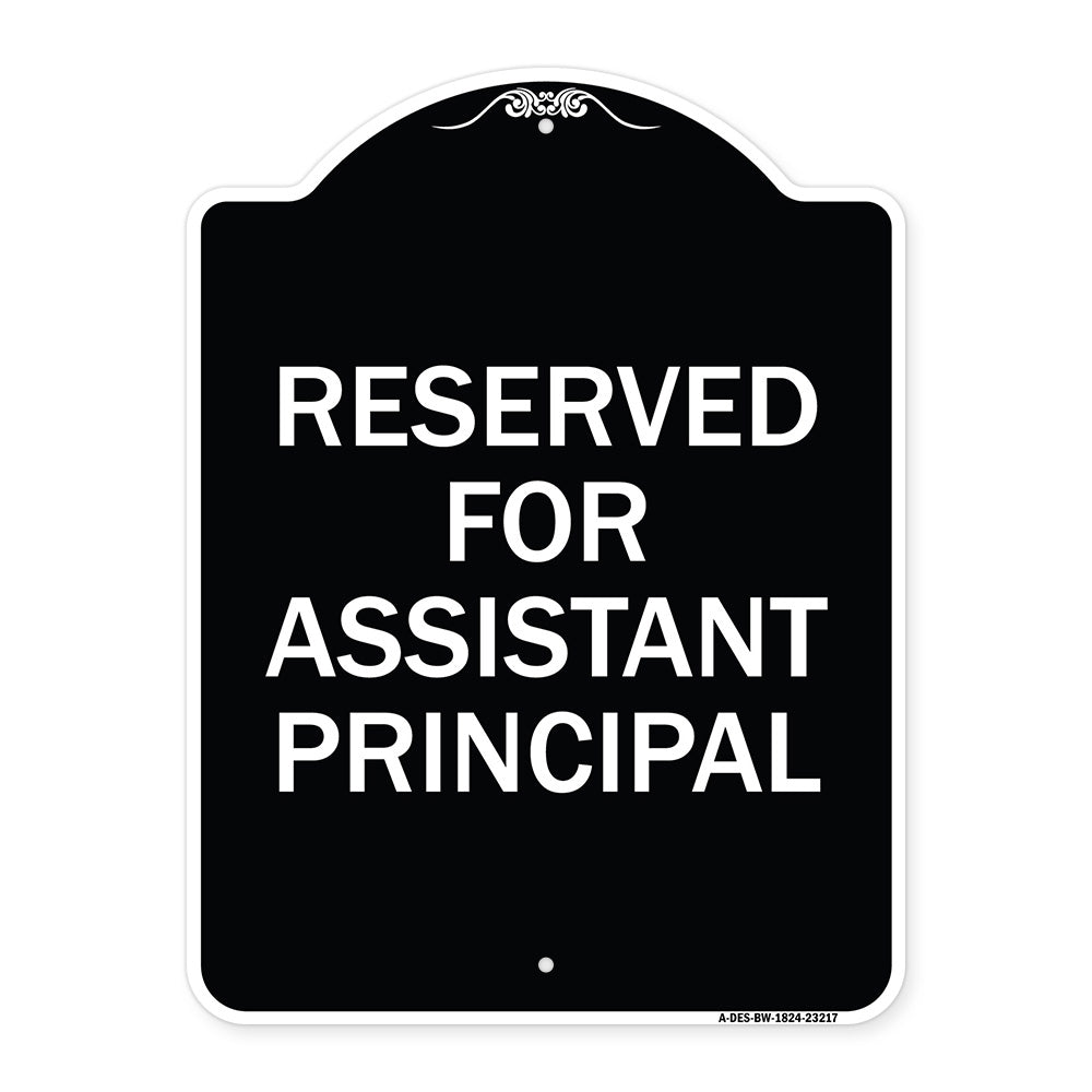 Reserved for Assistant Principal