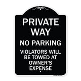 Private Way Violators Will Be Towed Away