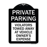 Private Parking Violators Towed Away at Vehicle Owner's Expense