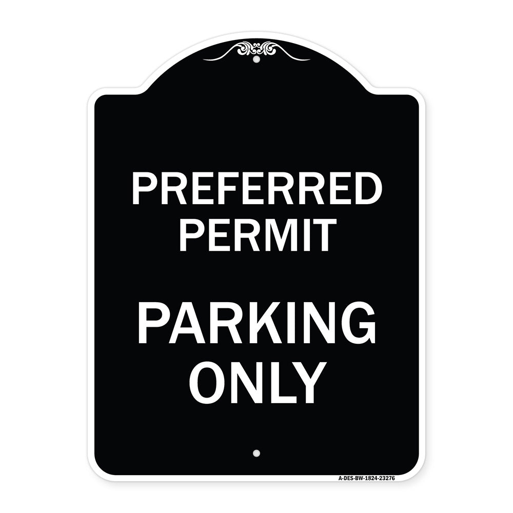 Preferred Permit Parking Only