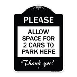 Please - Allow Space for 2 Cars to Park Here Thank You!