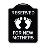 Pink Reserved Parking for New Mothers