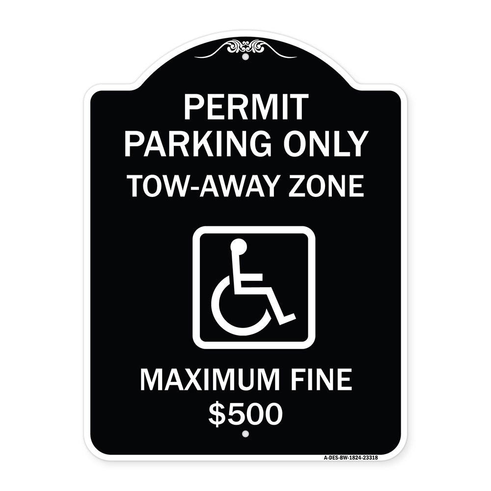 Permit Parking Only Tow-Away Zone Maximum Fine