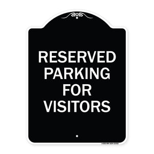 Parking Space Reserved Sign Parking Reserved for Visitors