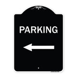 Parking Sign (Left Arrow)