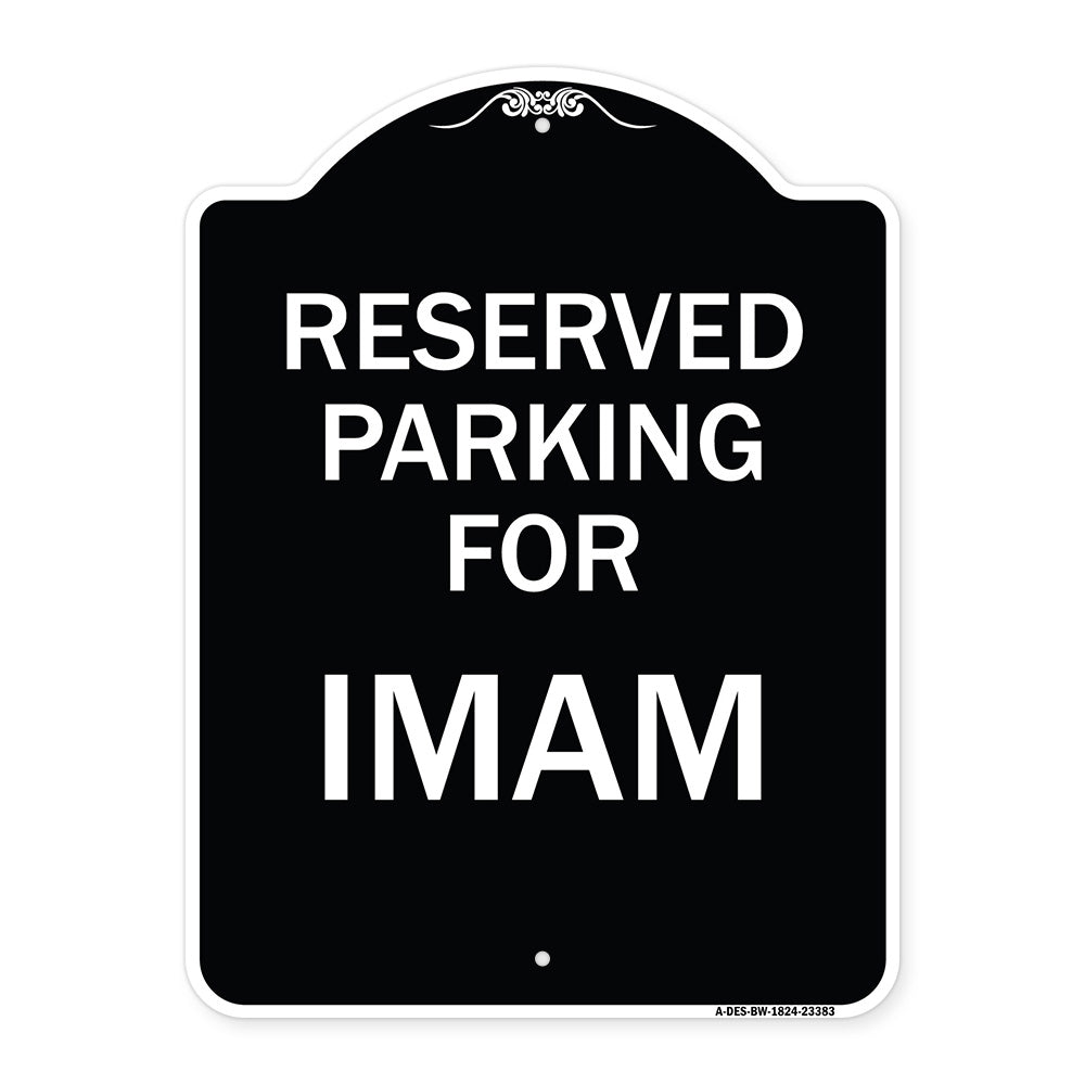 Parking Reserved for Imam