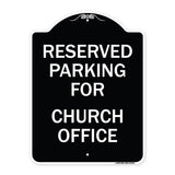 Parking Reserved for Church Office